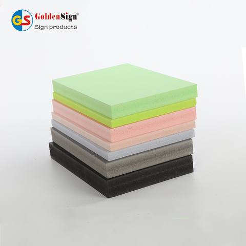 Panneau Celuka en PVC couleur Goldensign 4x8 pieds | Fabricant de panneaux de mousse PVC en gros