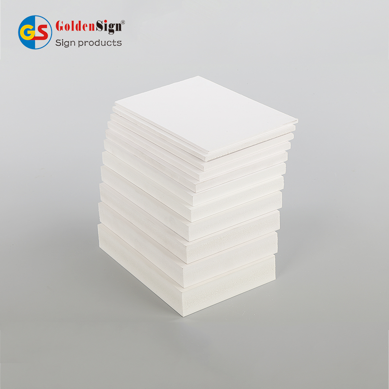 Panneau de mousse PVC imperméable pour meubles blancs et colorés de 3 à 40 mm