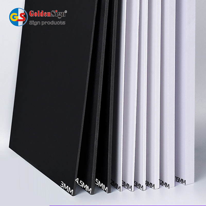 Feuille de panneau de mousse PVC 1 mm résistante aux UV pour feuilles de plastique publicitaires