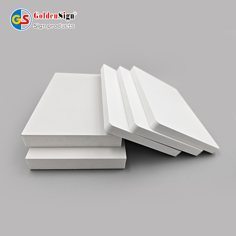 GOLDENSIGN 1220X2440MM BANDE PVC EXPANDÉ PVC POUR L'ARMABLET ET SALAGE
