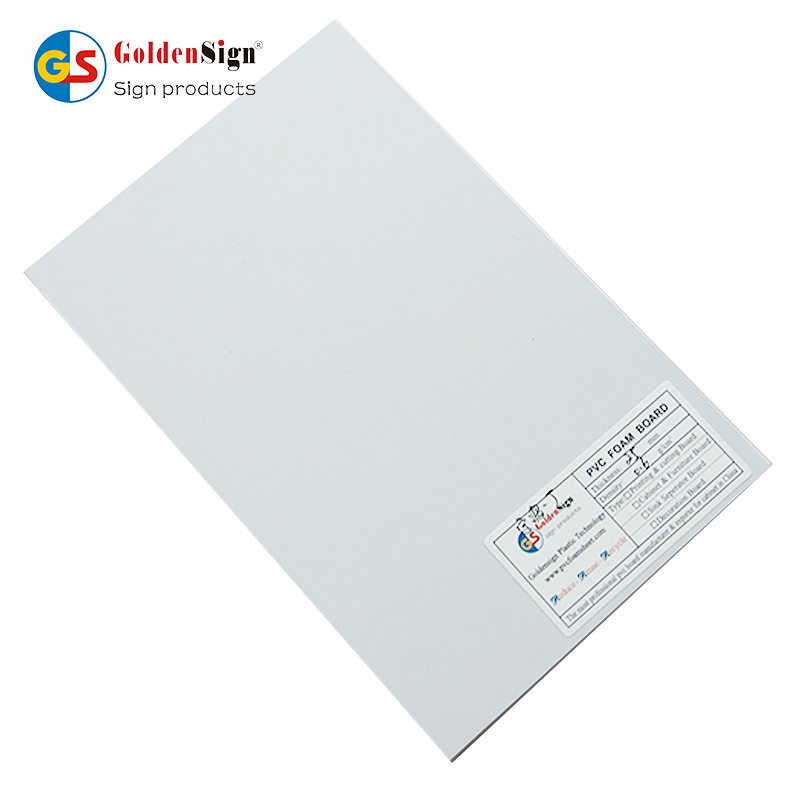 Feuille de mousse PVC rigide en plastique Goldensign 1220x2440mm