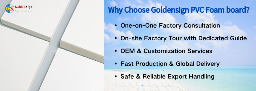 PVC Foam Board Goldensign Service