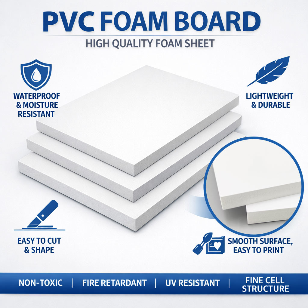 caractéristique du panneau de mousse PVC