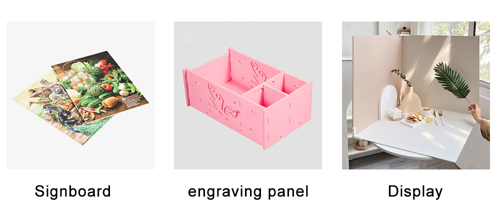 application de feuille de mousse sans PVC