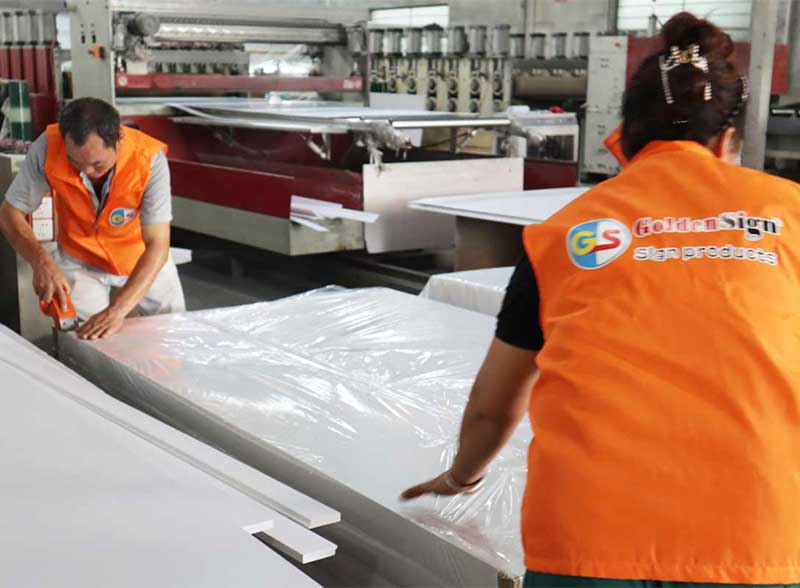 Vraie usine, vraie qualité - Goldensign en action de qualité Test de qualité