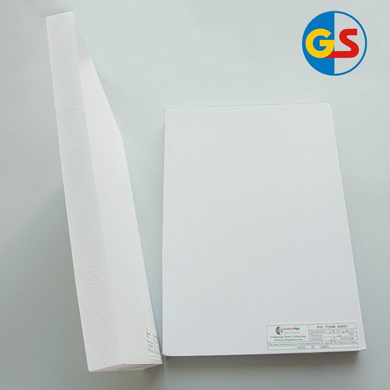 Goldensign – panneau co-extrudé en PVC de 1 à 25mm, feuille de PVC d'extrusion Forex, grand panneau de mousse PVC coloré