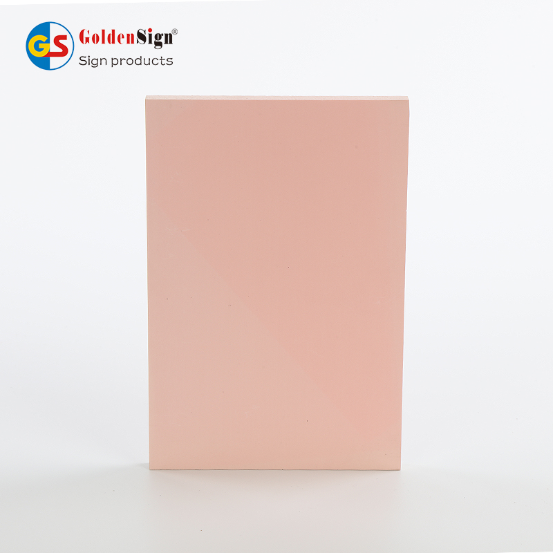 Goldensign – panneau d'armoire en feuille de PVC coloré 4*8 pieds, fournisseur de panneaux de mousse PVC imperméables
