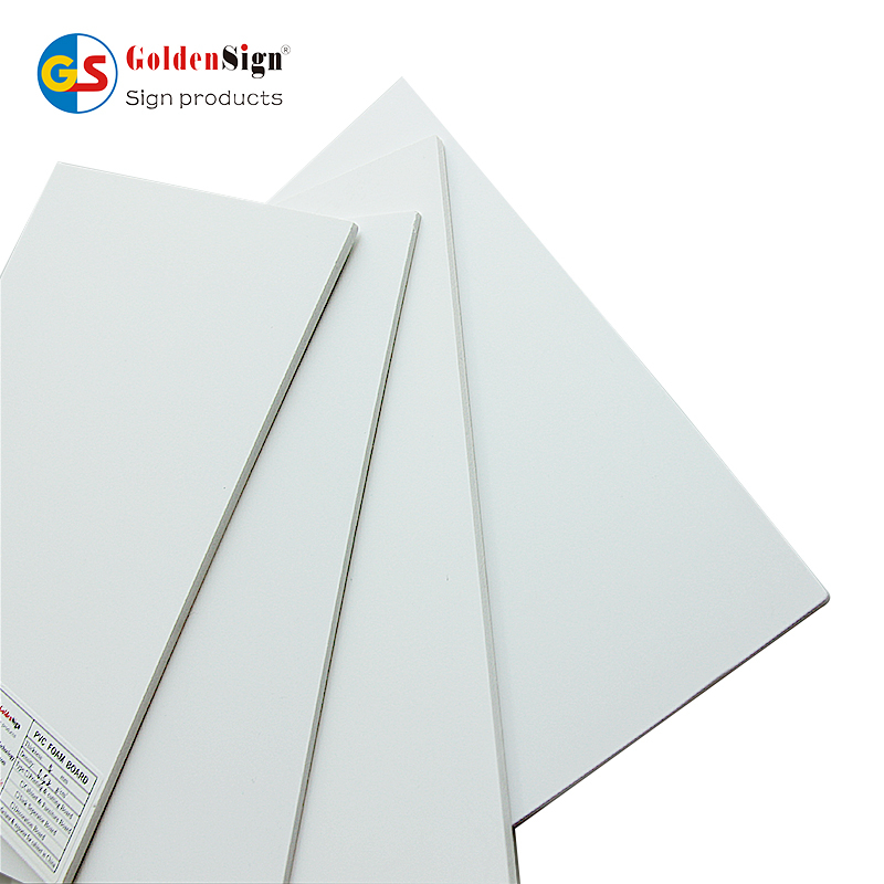 PVC Free Board Sheet Goldensign Factory Prix