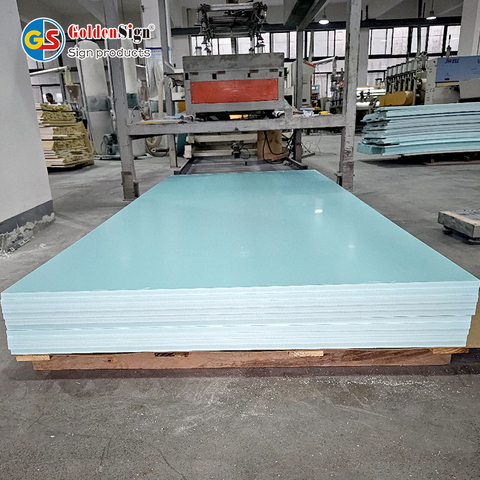 Goldensign 1220*2440mm PVC co-extrudé panneau Extrusion feuille de PVC grand panneau de mousse PVC coloré