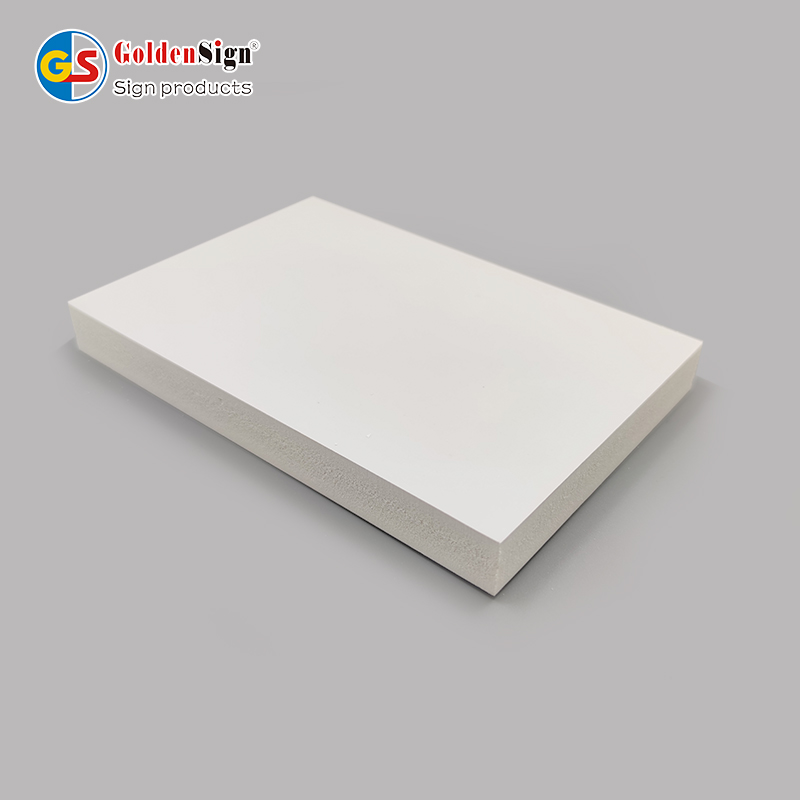 GOLDENSIGN 1220X2440MM BANDE PVC EXPANDÉ PVC POUR L'ARMABLET ET SALAGE