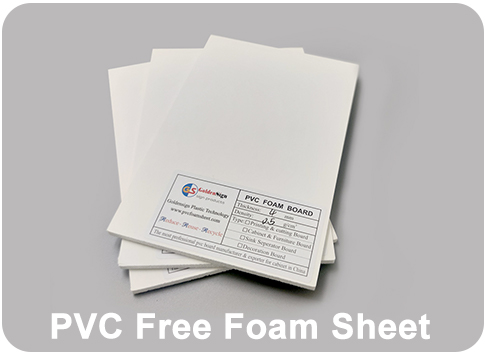 Feuille de mousse sans PVC de Goldensign